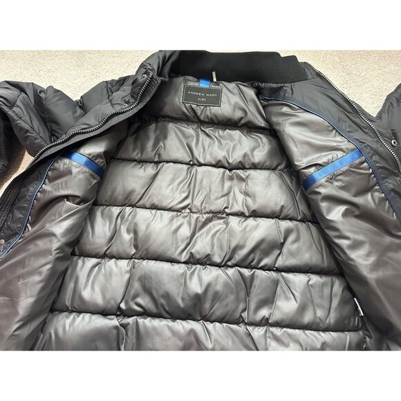 Andrew Marc New Mens Black Full Zip Puffer Jacket Coat Size XL NWT - Picture 12 of 16